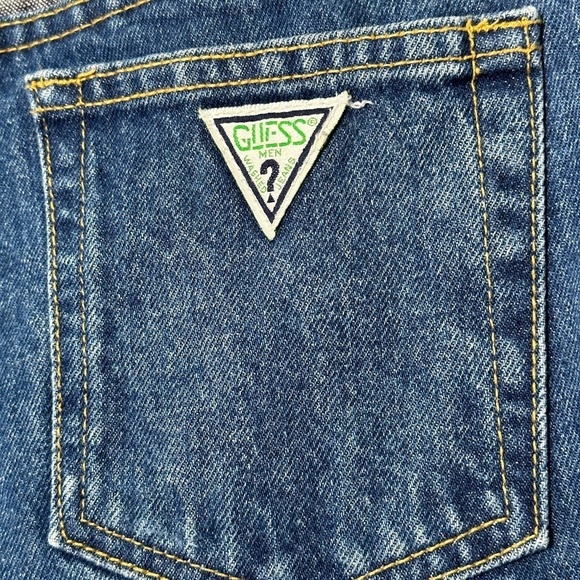 Guess Georges Marciano Cutoff Denim Shorts 90s Size 36 Waist 32 Vintage Retro - Picture 13 of 13